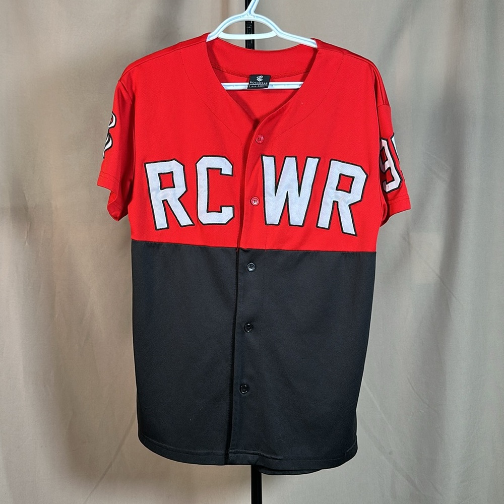 Rocawear Red and Black Jersey size small vtg
